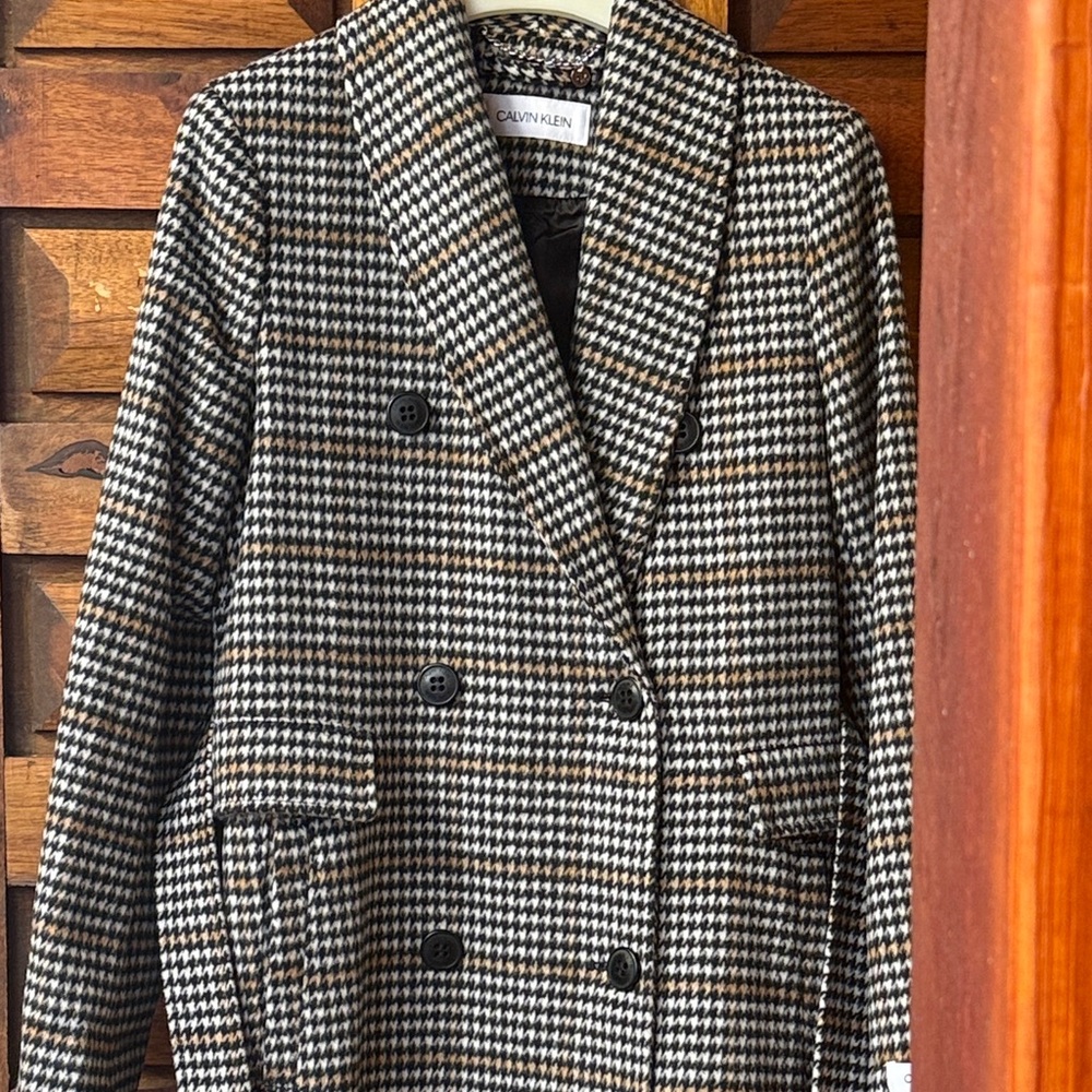 Calvin Klein Women's Houndstooth Blazer